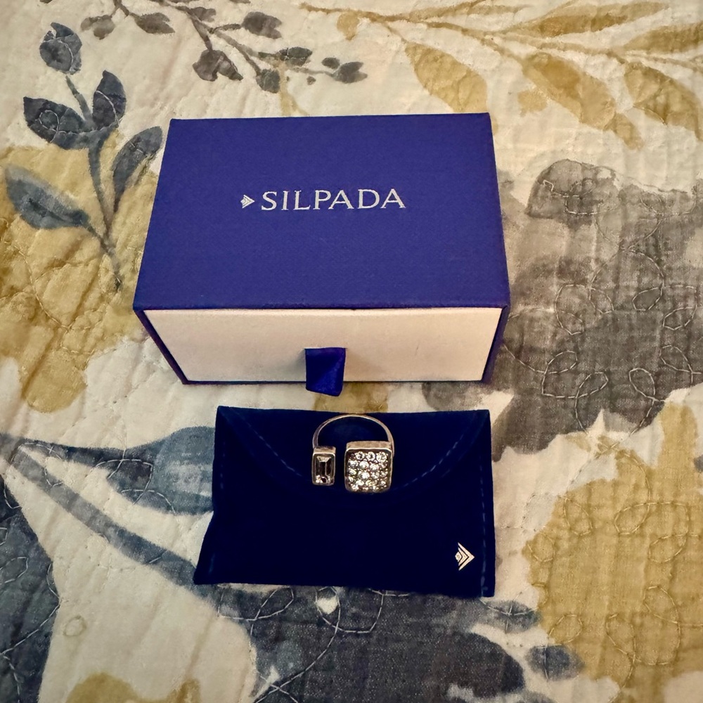 Silpada Adjustable Silver Ring
